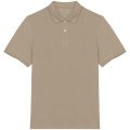 Heren polo Native Spirit Ecologische in piquétricot Wet Sand